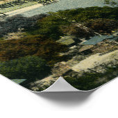 Minneapolis Mehl Meilen Vintage Poster (Ecke)