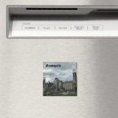 Minneapolis Mill Ruins Park Skyline Foto Magnet (In Situ (Geschirrspüler))