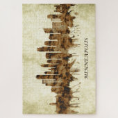 Minneapolis Minnesota Cityscape Puzzle (Vertikal)