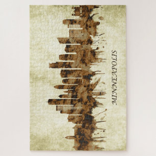 Minneapolis Minnesota Cityscape Puzzle