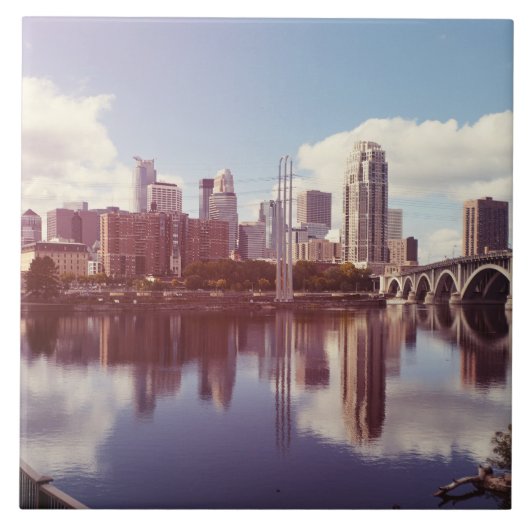 Minneapolis Minnesota Fliese (Vorderseite)