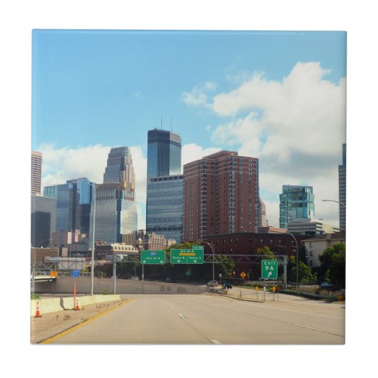 Minneapolis Minnesota Fliese (Vorderseite)