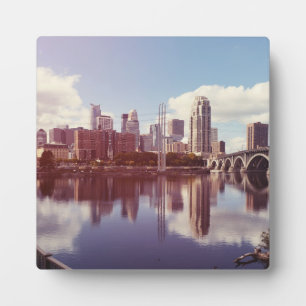 Minneapolis Minnesota Fotoplatte