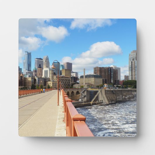 Minneapolis Minnesota Fotoplatte (Vorderseite)