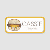 Minneapolis Minnesota Jucy Lucy Cheeseburger Namensschild (Vorderseite)