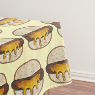 Minneapolis Minnesota Jucy Lucy Cheeseburger Tischdecke