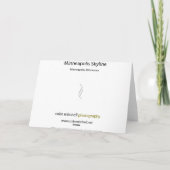 Minneapolis, Minnesota Karte (Rückseite)