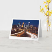 Minneapolis, Minnesota Karte (Gelbe Blume)