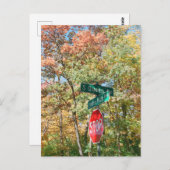 Minneapolis Minnesota Linden Herbstfarben Postkarte (Vorne/Hinten)