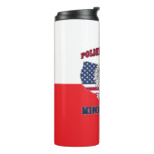 Minneapolis Minnesota Polish Thermosbecher (Nach links gedreht)