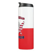 Minneapolis Minnesota Polish Thermosbecher (Nach rechts gedreht)