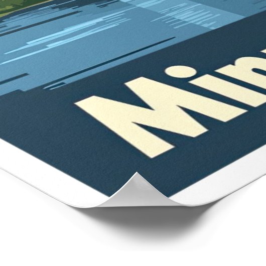 Minneapolis Minnesota Poster (Ecke)