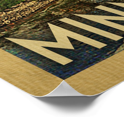 Minneapolis Minnesota Poster (Ecke)