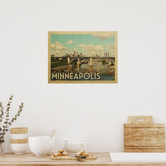 Minneapolis Minnesota Poster (Küche)