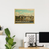 Minneapolis Minnesota Poster (Heimbüro)