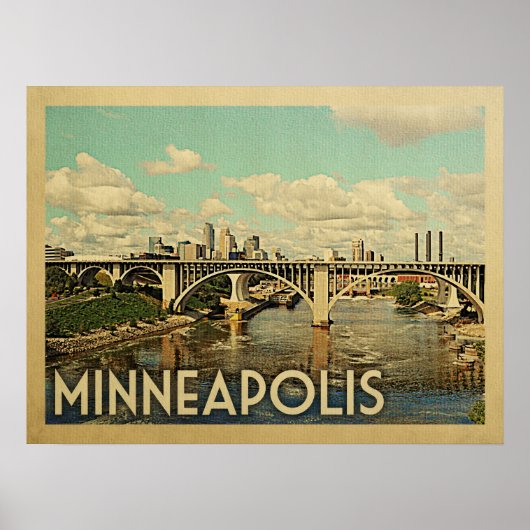 Minneapolis Minnesota Poster (Vorne)