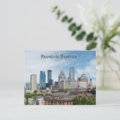 Minneapolis Minnesota Postkarte (Stehend Vorderseite)