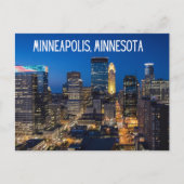 Minneapolis Minnesota Postkarte (Vorderseite)