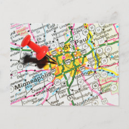 Minneapolis, Minnesota Postkarte