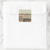 Minneapolis, Minnesota Quadratischer Aufkleber (Tasche)