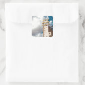 Minneapolis minnesota quadratischer aufkleber (Tasche)
