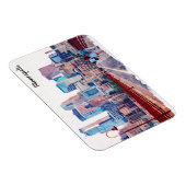 Minneapolis Minnesota Skyline City View Magnet (Rechte Seite)