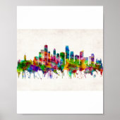 Minneapolis Minnesota Skyline Poster (Vorne)