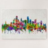 Minneapolis Minnesota Skyline Puzzle (Horizontal)