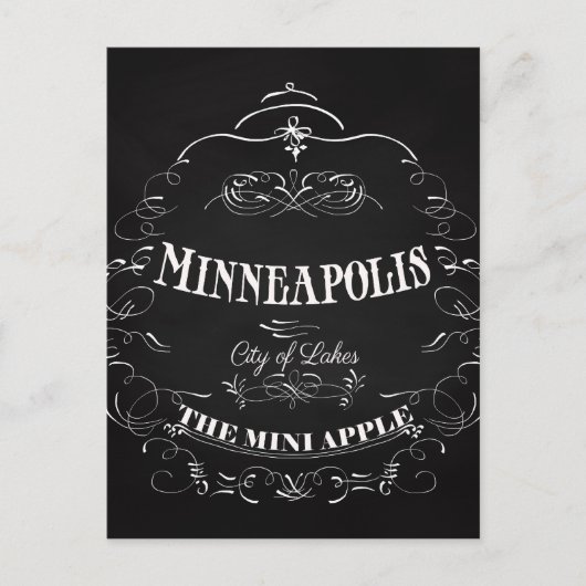 Minneapolis Minnesota - Stadt der Seen Postkarte (Vorderseite)