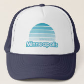 Minneapolis Minnesota Truckerkappe (Vorderseite)