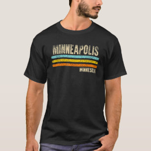 Minneapolis Minnesota USA City Retro T-Shirt