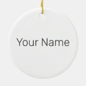 Minneapolis Minnesota USA Skyline Vereinigte Staat Keramik Ornament (Hinten)