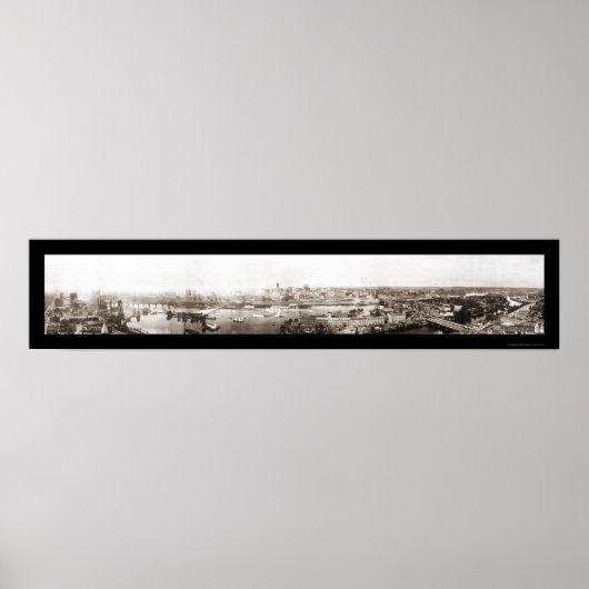 Minneapolis, MN Foto 1915 Poster (Vorne)
