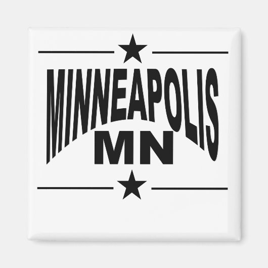 Minneapolis MN Magnet (Vorne)