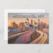 Minneapolis, MN Postcard Souvenir Postkarte (Vorne/Hinten)