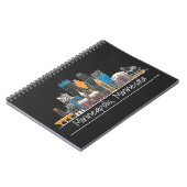 Minneapolis, MN Skyline-Notebook Notizblock (Linke Seite)