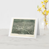 Minneapolis, panoramische Karte Mangans - 1879 (Gelbe Blume)