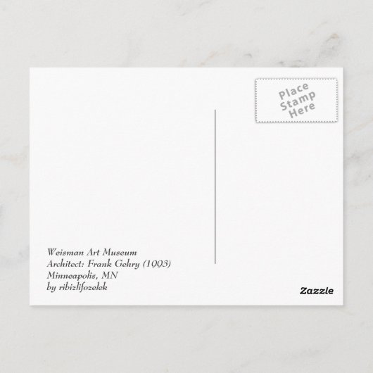 Minneapolis Postkarte (Rückseite)