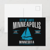 Minneapolis Postkarte (Vorne/Hinten)