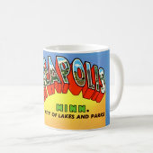 Minneapolis Postkarten-Tasse Kaffeetasse (VorderseiteRechts)