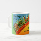 Minneapolis Postkarten-Tasse Kaffeetasse (Vorderseite Links)