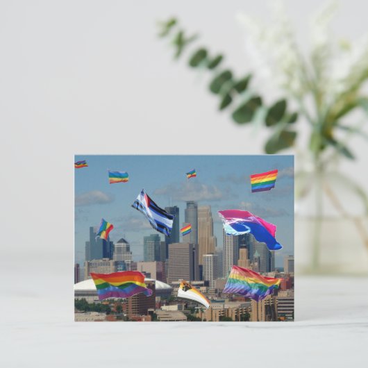 Minneapolis Pride Postkarte (Stehend Vorderseite)