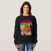 Minneapolis Pride Rainbow Gay Pride Flag Lgbt Sweatshirt (Vorne ganz)