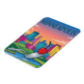 Minneapolis Sculpture Garden Magnet (Linke Seite)