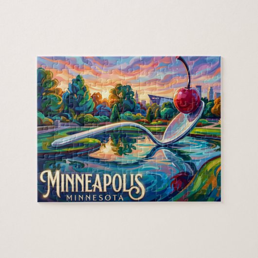 Minneapolis Sculpture Garden Minnesota Puzzle (Horizontal)