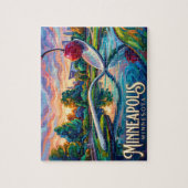Minneapolis Sculpture Garden Minnesota Puzzle (Vertikal)