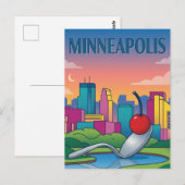 Minneapolis Sculpture Garden Postkarte (Vorne/Hinten)