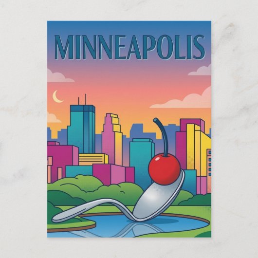 Minneapolis Sculpture Garden Postkarte (Vorderseite)