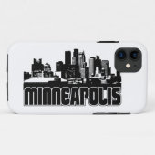 Minneapolis-Skyline Case-Mate iPhone Hülle (Rückseite (Horizontal))