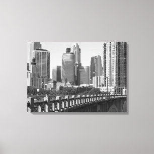 Minneapolis Skyline im Tageslicht Leinwanddruck